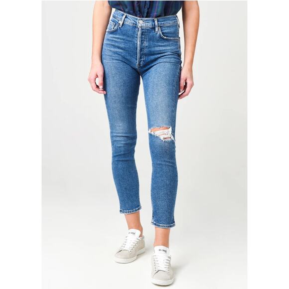 AGOLDE Nico High Rise Slim Fit Jeans - Picture 1 of 7